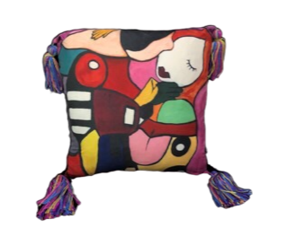 The Kiss - Throw Pillow