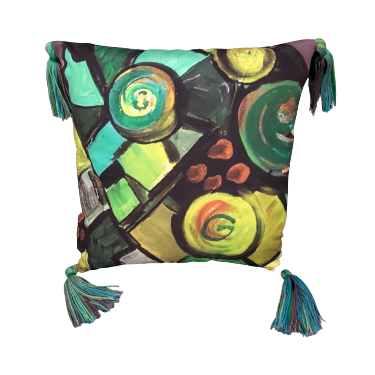 Cleo Green - Throw Pillow