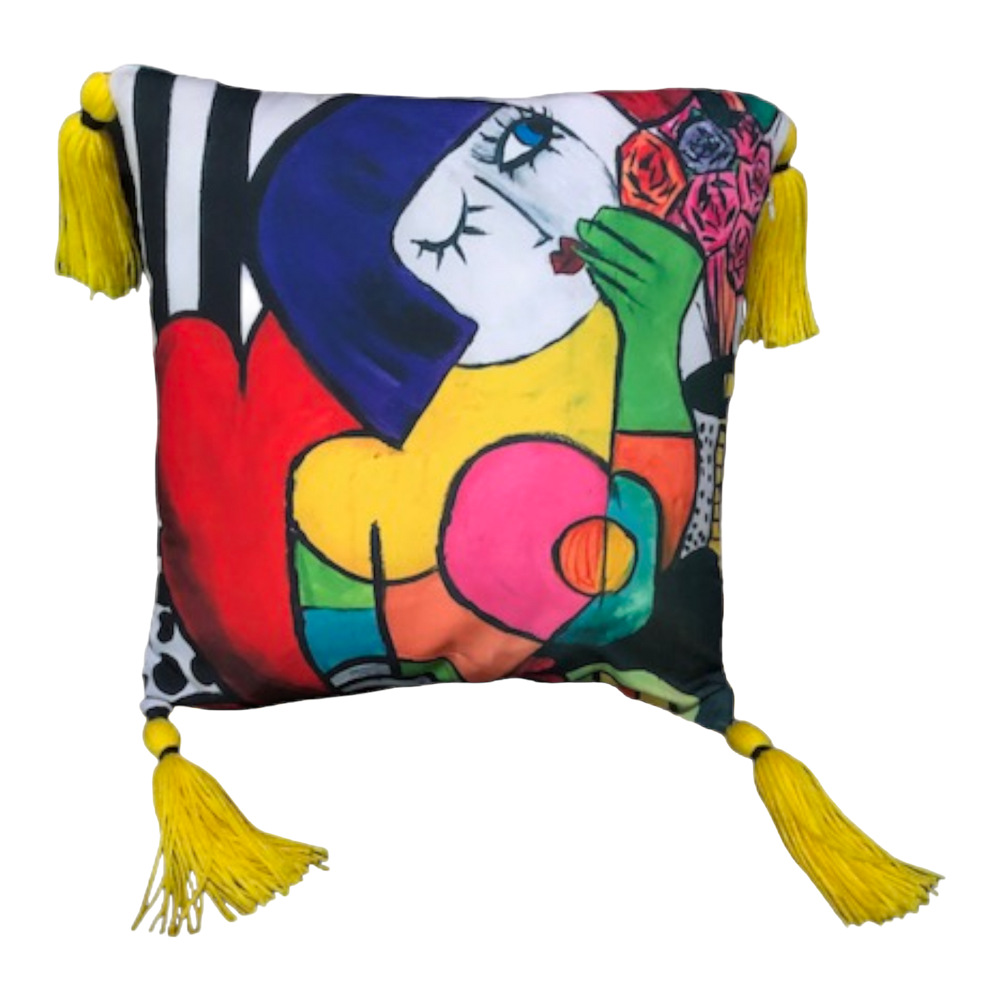 Heart and Kisses - Throw Pillow