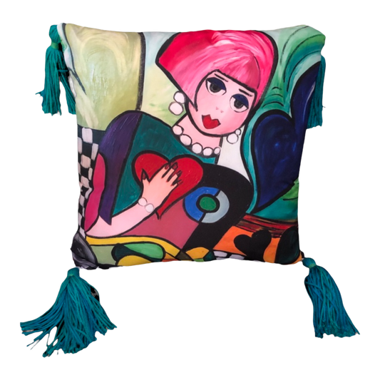 Heart in Hand - Throw Pillow