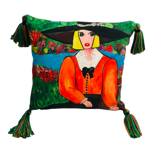 Sunday Afternoon in the Park - Throw Pillow