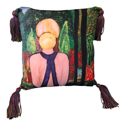 The Garden is Rosy - Throw Pillow